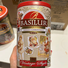 Load image into Gallery viewer, BASILUR Vintage Style Merry Christmas & Christmas Tree tin 100g