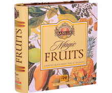Load image into Gallery viewer, 70331 Basilur TEA BOOK magic fruits assorted 32 FOIL ENVELOPED tea bags