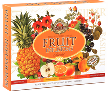 Load image into Gallery viewer, BASILUR TEA Fruit Infusion gift box assorted tea bags (10, 20, 40, 60EN)