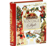 Load image into Gallery viewer, Basilur Tea Book - Vintage style metal caddy