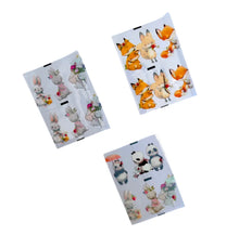 Load image into Gallery viewer, Cute Little Animals, Easter Egg Shrinking Wraps (set of 6)