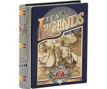 Load image into Gallery viewer, Ceylon Earl Grey Black Tea with Pineapple, Marigold & Cornflower - Basilur Legends Tea Book 100g