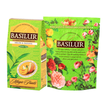 Load image into Gallery viewer, Basilur Magic Fruits - Melon & Banana Green Ceylon Tea