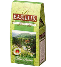 Load image into Gallery viewer, Basilur Four Seasons - Summer Tea - Sencha green tea with wild strawberries, papaya & cornflower 100g packet