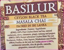 Load image into Gallery viewer, Masala Chai - Spiced Black Tea with Cinnamon, Ginger, Cloves, Nutmeg & Pepper