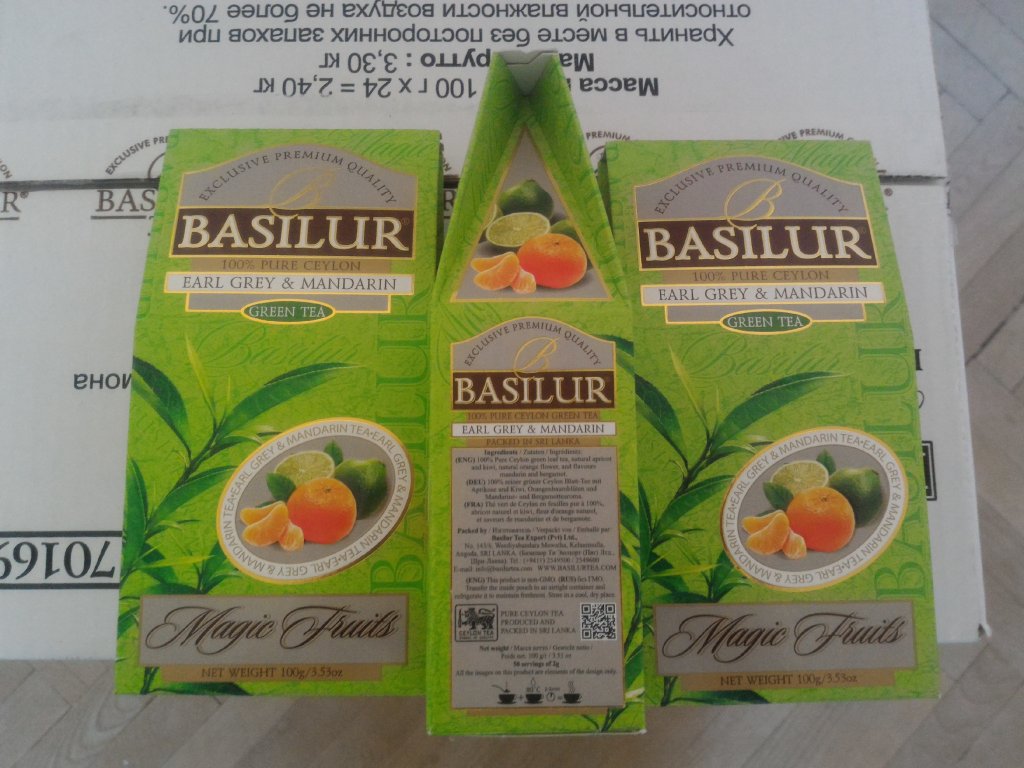 71388 Premium Ceylon Green Tea with EARL GREY & MANDARIN 100g