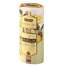 Load image into Gallery viewer, Fruit & Flowers Double tin 125g Green/black tea