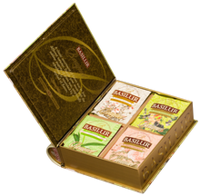 Load image into Gallery viewer, 70332 Basilur Tea Book (tea bags) - Bouquet Assorted - 4 types of Floral Green Teas