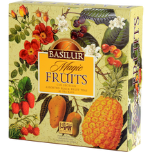 Load image into Gallery viewer, Tea Gift Box Basilur Magic Fruits Assorted Black Fruit Teas (40 sachets)