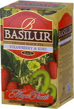 Load image into Gallery viewer, 70170 Basilur MAGIC FRUITS STRAWBERRY &amp; KIWI - 2g X 20 EN black tea