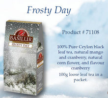 Load image into Gallery viewer, Basilur Frosty Day - Ceylon black tea, mango, cranberry & cornflower
