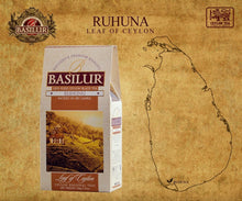 Load image into Gallery viewer, Black & Green Leaf Tea 100g in carton packet - UVA; DIMBULA; KANDY; NUWARA ELIYA, Radella Green