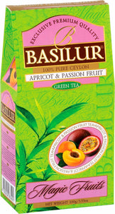 71312 Apricot & Passion Fruit - green tea loose 100g in a carton packet