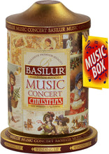 Load image into Gallery viewer, 70319 Basilur Winding Music Concert CHRISTMAS Gift Tin - Ceylon Black Tea, pineapple, ginger & orange