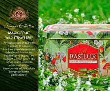 Load image into Gallery viewer, Premium black & green tea with fruit infusions x 20 tea bags in metal caddy