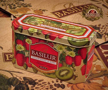 Load image into Gallery viewer, Premium black & green tea with fruit infusions x 20 tea bags in metal caddy