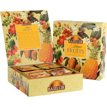 Load image into Gallery viewer, Tea Gift Box Basilur Magic Fruits Assorted Black Fruit Teas (40 sachets)