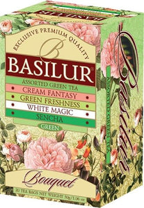 70197 Basilur Tea Bouquet Assorted Green Tea 20 EN tea bags