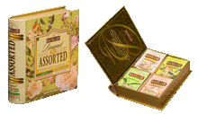 Load image into Gallery viewer, 70332 Basilur Tea Book (tea bags) - Bouquet Assorted - 4 types of Floral Green Teas