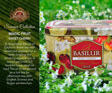 Load image into Gallery viewer, Premium black & green tea with fruit infusions x 20 tea bags in metal caddy