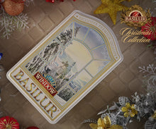 Load image into Gallery viewer, 70523 Basilur Winter Window Gift Tin - Green Tea with Cornflower, Apple, Cherry & Vanilla