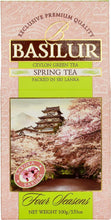 Load image into Gallery viewer, Basilur Four Seasons Spring Tea - Ceylon green tea with Cherry, Pomelo, Cornflower & Sakura 100g packet