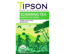 Load image into Gallery viewer, 80170 TIPSON Organic Slimming Tea Natural Wellbeing Caffeine Free 20 Tea Bags