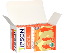 Load image into Gallery viewer, 80314 TIPSON Organic Immune Natural Wellbeing Caffeine Free 20 Tea Bags