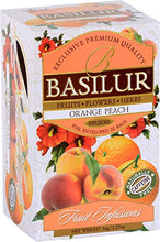 Load image into Gallery viewer, Basilur - "Orange Peach" Fruit Infusions Collection - Natural Caffeine Free - 20 Sachets
