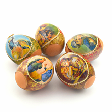 Load image into Gallery viewer, Vintage Postcard, Easter Egg Shrinking Wraps (set of 5)