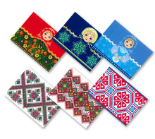 Load image into Gallery viewer, Matryoshka Dolls and Ornaments, Easter Egg Shrinking Wraps (set of 7)