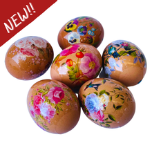 Load image into Gallery viewer, Fairy Tale Flowers, Easter Egg Shrinking Wraps (Set of 6)