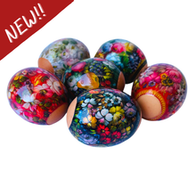 Load image into Gallery viewer, Zhostovo Prints, Easter Egg Shrinking Wraps (Set of 6)
