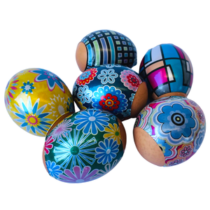 Geometry, Easter Egg Shrinking Wraps (Set of 6)