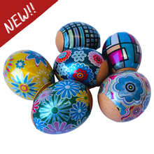Load image into Gallery viewer, Geometry, Easter Egg Shrinking Wraps (Set of 6)