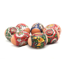 Load image into Gallery viewer, Khokhloma Golden Flowers Easter Egg Shrinking Wraps (Set of 7)