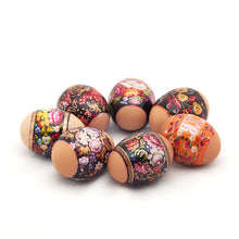 Load image into Gallery viewer, Khokhloma and Zhostovo Easter Egg Shrinking Wraps (Set of 7)