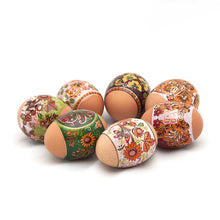 Load image into Gallery viewer, Khokhloma Sunflowers Easter Egg Shrinking Wraps (Set of 7)