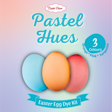 Load image into Gallery viewer, Pastel Hues, Easter Egg Dye Kit (Orange, Pink, Turquoise)
