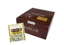 Load image into Gallery viewer, Basilur Herbal Tea Infusions - Pure Chamomile Flowers, caffeine free HoReCa 100 EN and 50 PTB Tea bags