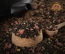 Load image into Gallery viewer, Basilur Magic Fruits - Sweet Cherry Black Loose Tea in Metal tin 100g and tea bags (25/100)