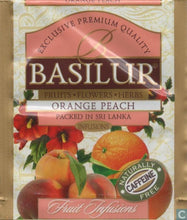 Load image into Gallery viewer, Basilur - "Orange Peach" Fruit Infusions Collection - Natural Caffeine Free - 20 Sachets
