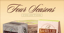 Load image into Gallery viewer, Basilur Four Seasons Spring Tea - Ceylon green tea with Cherry, Pomelo, Cornflower & Sakura 100g packet