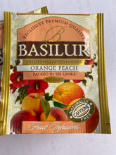 Load image into Gallery viewer, Basilur - "Orange Peach" Fruit Infusions Collection - Natural Caffeine Free - 20 Sachets