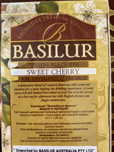 Load image into Gallery viewer, Basilur Magic Fruits - Sweet Cherry Black Loose Tea in Metal tin 100g and tea bags (25/100)