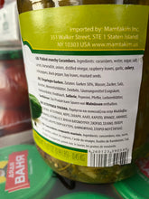 Load image into Gallery viewer, Pickled crunchy cucumbers 900g with garlic dill