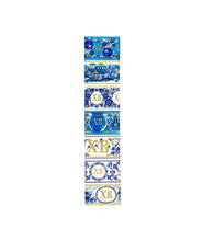 Load image into Gallery viewer, Gzhel Ornaments Easter Egg Shrinking Wraps (set of 7)