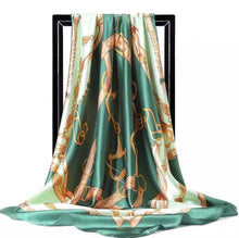 Load image into Gallery viewer, Women’s silk Scarf shawl 90x90cm