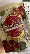 Load image into Gallery viewer, Basilur Magic Fruits - Sweet Cherry Black Loose Tea in Metal tin 100g and tea bags (25/100)