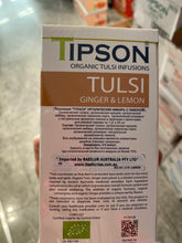 Load image into Gallery viewer, TIPSON Organic TULSI Herbal Tea assorted Caffeine Free 25 Tea Bags